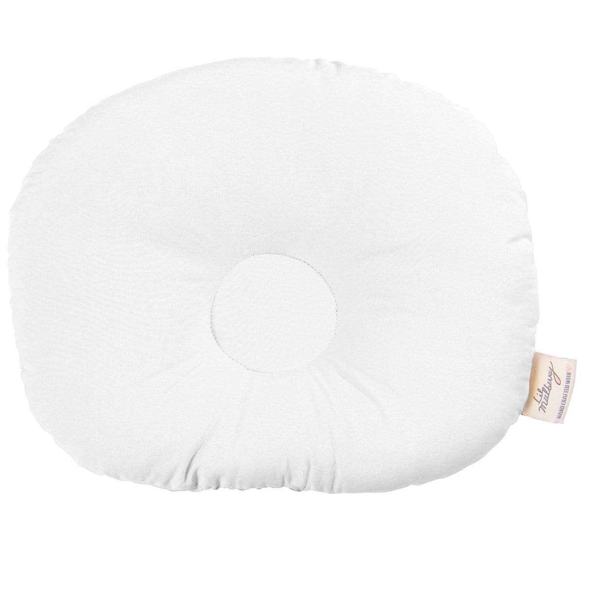 Plain White Infant Pillow 113